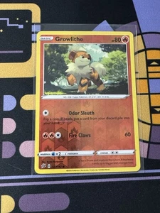 Reverse Holo Foil Growlithe # 027/192 Rebel Clash Set Pokemon Cards NM/MINT - Picture 1 of 2