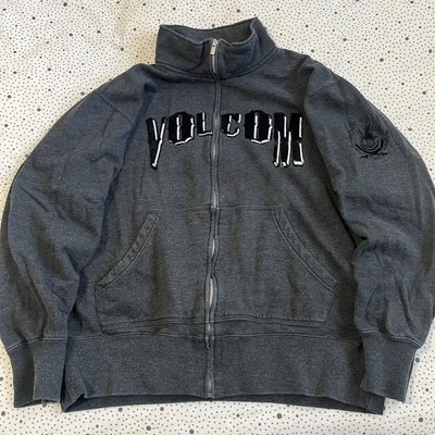 Vintage Y2k  Volcom Stone Full Zip Sweatshirt L Jacket Embroidered Skate Surf - Image 1 of 4