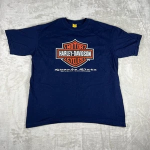 Camiseta Harley-Davidson Para Hombre 2XL Azul Gráfico Puerto Plata De Colección - Imagen 1 de 8
