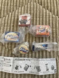 Juego completo de cápsulas de juguete/dijes Meiji Ice Mascot 5 tipos Full Comp - Imagen 1 de 3