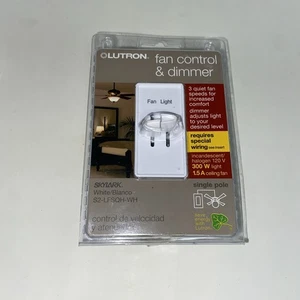 Lutron Skylark Interruttore a parete dimmer 1 polo S2-LFSQH-WH bianco NUOVO  - Foto 1 di 2