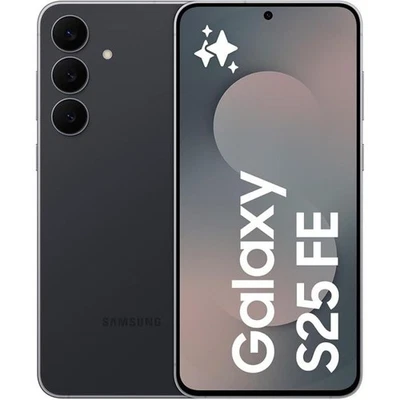 Smartphone Cellulare Samsung Galaxy S25 FE S731 5G 8+128GB Dual Sim Jet Black - Immagine 1 di 4