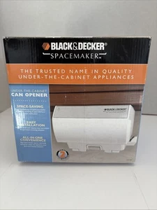 New SPACEMAKER Under Cabinet Can Opener Knife Sharpener Black Decker CO100 - Picture 1 of 8