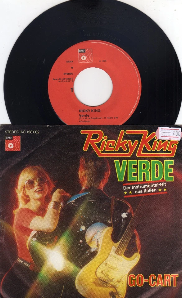 ricky king-verde+go cart single vinyl - Bild 1 von 1