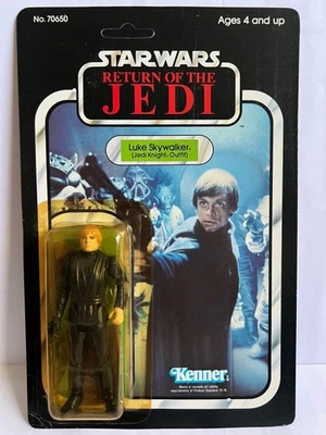 Star Wars винтажный KENNER 1983 Люк Скайуокер (рыцарь-джедай) 77 назад новый запечатанный!!! - Изображение 1 из 4