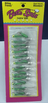 Tarjeta de 12 Betts 021RGR-21CN 1" 1/32 OZ Escarabajo Spin Cat/Bk Stripes/Ch Head Foto 1 de 2