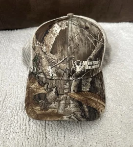 Whitetails Unlimited Camo Baseball Cap Adjustable Back - Picture 1 of 5