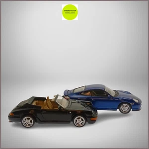 Modellautos DeA Porsche 911 Turbo und Cabrio Maßstab 1:43 statisches Modellbau - Bild 1 von 11