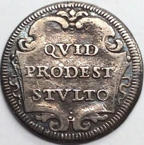 Vatican grosso Innocent XI 1676 - 1685 22mm silver - Picture 1 of 9