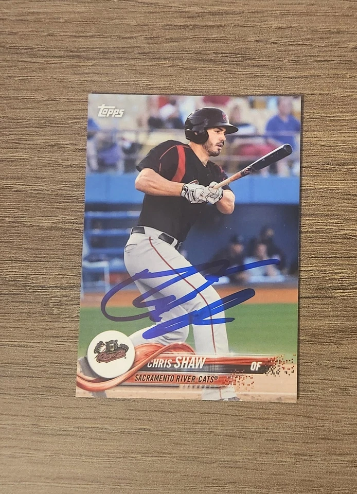 Chris Shaw Autograph Signed 2018 Topps Pro Debut San Francisco Giants - Image 1 of 1