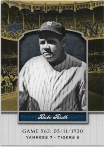 2008 UPPER DECK YANKEE STADIUM LEGACY INSERTS - U PICK FROM LIST