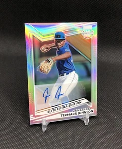 2022 Elite Extra Edition Termarr Johnson AUTO /25 SILVER PRIZM SSP RC #4 (25/25) - Picture 1 of 22