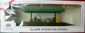 0-027 Model Power #6358 Station Platform,4 People, Factory built & never opened! - Picture 1 of 2