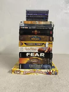PC Windows Game Lot Collection Of 19 - Fear, Call Of Duty, Sims, Etc - Picture 1 of 6