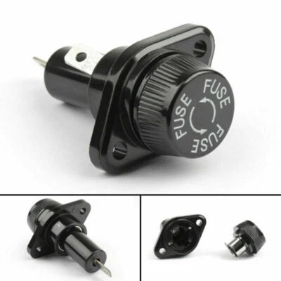 1X SCI R3-18 Panel Mount Chassis Fuse Holder For 10x38mm Glass Fuses 30A 600V E4 - Image 1 of 4