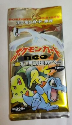 Pokemon Neo Genesis Booster Pack Japanese Factory Sealed Vintage 1999 Unopened - Image 1 of 4