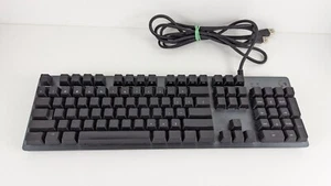 Logitech GX512 Carbon Blue Wired USB Mechanical Gaming Keyboard RGB Tested - Picture 1 of 8