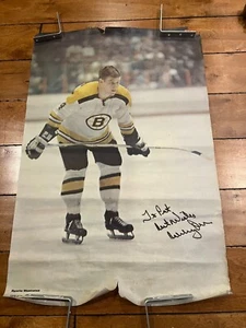 SIGNED 1960'S BOBBY ORR BOSTON BRUINS AUTO Sports Illustrated Poster 36 X 24" - Picture 1 of 7