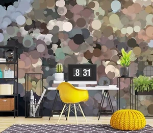 3D Sparkling Sequins S40 Wallpaper Mural Self-adhesive Removable Sticker Kids Pa - Picture 1 of 11