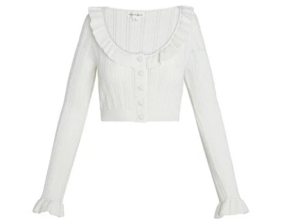 Cárdigan Suéter For Love & Lemons Blanco Lena Victoria's Secret Grande Foto 1 de 4