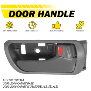 Interior Door Handle For 2002-06 Toyota Camry Front or Rear Right Gray TO1353124 - Picture 1 of 10