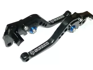 Suzuki GSX-8S 2023 2025 SHORT BLACK BRAKE AND CLUTCH LEVERS ROAD TRACK RACE - Picture 1 of 9