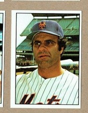 1975 SSPC Baseball Card New York Mets Joe Torre