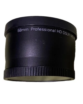 Zeikos 58mm Professional HD DSLR MC AF Wide Angle Lens with Macro Japan Optics - Image 1 of 4