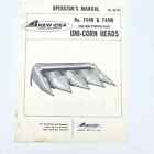 Original 1978 New Idea Operator's Manual US-187 744N 744W Uni-Corn Heads TB9