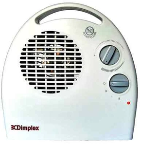 Electric Fan Heater-2 Heat Settings Frost Protection 3KW Dimplex-USED & DUSTY - Picture 1 of 5