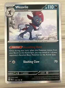 Pokémon GCC Weavile Scarlatto e Viola - Olo Olo Olo Evoluto 134/193 Raro - Foto 1 di 2
