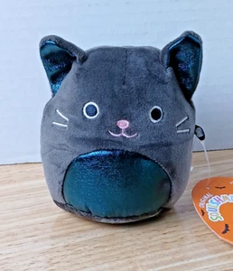 Squishmallows 4” Ibina Black Cat New Nwt Plush Kellytoy - Picture 1 of 6