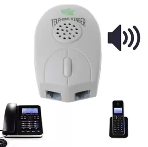 Amplifier Landline Phone Bell Ringer Extra Loud Telephone Ring For The Old Elder - Picture 1 of 3