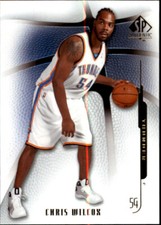 2008-09 SP Authentic Basketball #6 Chris Wilcox Oklahoma City Thunder