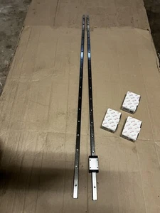 1Satz Bosch Rexroth Linearführungen 15er 925 mm Inclusive 4 Führungswagen - Bild 1 von 5