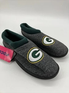 Green Bay Packers Mens Foco NFL Team Logo Slippers. NEW. Size Medium 9-10 - Picture 1 of 7