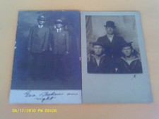 2 RARE 1908 RPPC POSTCARDS GEORGE BADEN MILITARY NAVY SOLDIER SEATTLE WASHINGTON