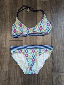 Sperry Top-Sider Handelsposten gebundenes Bikini-Neckholder-Top & Hipsterunterteil Größe Med - Bild 1 von 4
