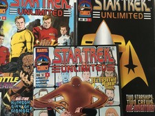 STAR TREK:UNLIMITED.  NO'S 6-8. 3 ISSUE RUN. VINTAGE 1997-1998. MARVEL