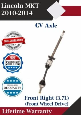 Nuevo eje CV delantero derecho OE para Lincoln MKT 2010-2014 3,7 L tracción delantera garantía de por vida Foto 1 de 4