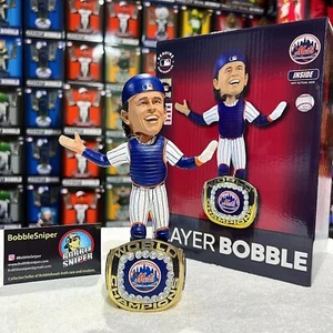 GARY CARTER New York Mets 1986 World Series Champs "Ring Base" MLB Bobblehead - Picture 1 of 7