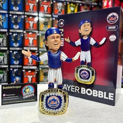 GARY CARTER New York Mets 1986 World Series Champs "Ring Base" MLB Bobblehead - Image 1 of 4