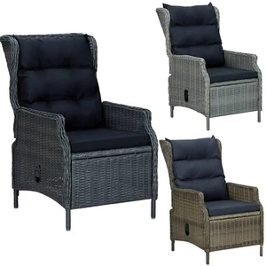 Verstellbarer Relaxsessel Polyrattan Gartensessel Loungesessel Gartenstuhl Stuhl - Bild 1 von 45