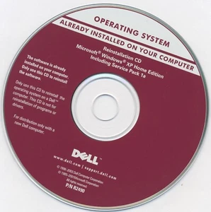 Dell Reinstallation CD Microsoft Windows XP Home Edition Include Service Pack 1a - Photo 1/1