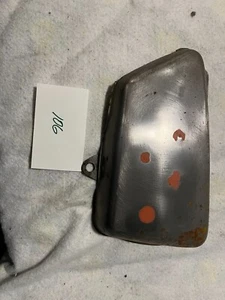 vintage Yamaha XS650 steel right hand side cover unpainted - Imagen 1 de 3