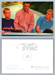 NSYNC #40 Panini 1999 Winterland Photocard - Picture 1 of 1
