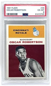 1961 Fleer #36 Oscar Robertson Rookie Card PSA 6 EX-MT - Picture 1 of 2