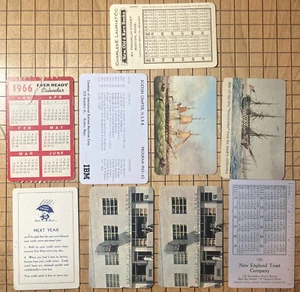 Lotto 9 calendari tascabili anni 50-60 - Foto 1 di 2