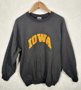 Vintage Taylor Athletics Iowa Hawkeyes Gray Crewneck Sweatshirt XL Football - Picture 1 of 9