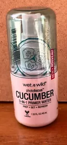 Wet N Wild Photofocus Cucumber 3-in-1 Primer Water! Prep+set+refresh 133A - Picture 1 of 2